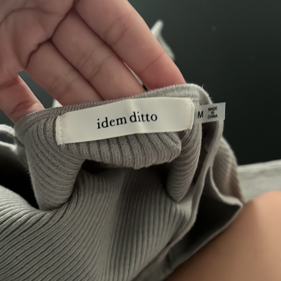 idem ditto Long-Sleeve Top, Size Medium, Color Gray - Picture 4 of 5